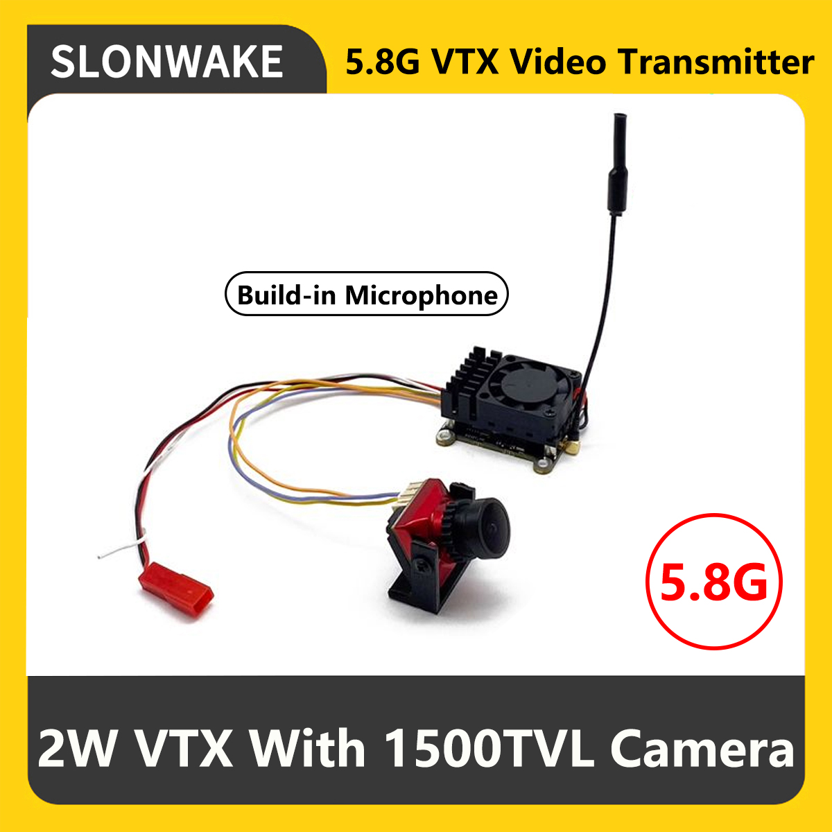 SLONWAKE 5.8G 2000mW FPV VTX T - Fpv Drone Frame review and price
